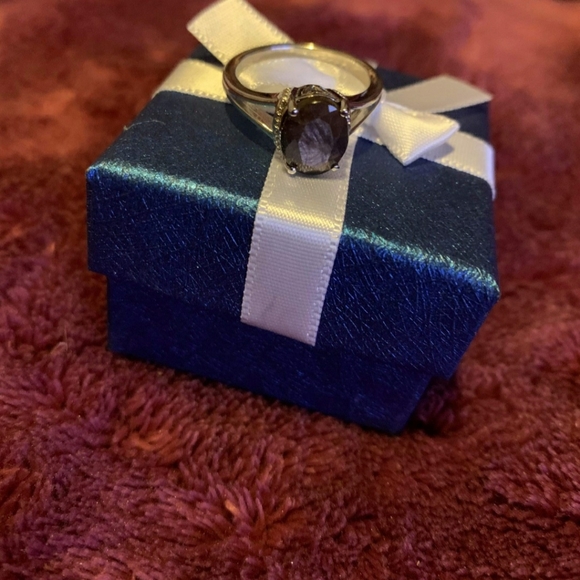 Karis 3.50 ctw Chocolate Sapphire Ring - Picture 1 of 4